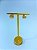 Brinco Argola Click banho ouro - 1 par - Imagem 4
