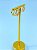 Brinco Trevo cravejado zirconia click banho ouro - 1 par - Imagem 5
