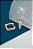 Brinco Argola cravejado Zirconia tipo click - 1 par - banho ouro - Imagem 1
