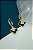 Brinco Trevo cravejado argola click banho ouro - 1 par - Imagem 2