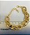 Pulseira cadeado com 17cm + extensora alongadora e fecho - 1 unidade banho ouro 2 milesmos com verniz italiano - Imagem 1