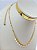 Colar Choker com perola gota - Banho ouro 2 milésimos com verniz italiano e extensora - 1 unidade - Imagem 2