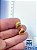 Brinco Argola Aço Inox dourado tipo click - medida 15mm - antialergico - 1 par - Imagem 1