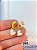 Brinco coracao Aço Inox dourado tipo click - antialergico - 1 par - Imagem 2