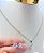 Conjunto Aço inox - Estrela zirconira cristal - Colar e Brinco - antialergico - Imagem 1