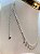 Choker colar com perola - banho prata 925 - semijoia com 50 milésimos de camada e verniz italiano - 1 unidade - medida 40cm - Imagem 2