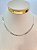 Choker colar  - banho prata 925 - semijoia com 50 milésimos de camada e verniz italiano - 1 unidade - medida 40cm - Imagem 1