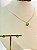 Conjunto Pedra Carre - colar veneziana com pingente e brinco zirconia - banho ouro 2 milésimos com verniz italiano - Imagem 2