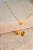 Conjunto Coracao Ouro - 01 unid - Imagem 1