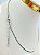 Colar Veneziana Aço Inox - Antialérgico - medida 45cm com extensora - 1 unidade - Imagem 2