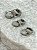 Trio Brinco Argola Aço Inox tipo click - antialergico - P M G - 3 pares - Imagem 1