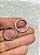Trio Brinco Argola Aço Inox tipo click - antialergico - P M G - 3 pares - Imagem 3