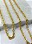 Corrente Cadeado arame 1,50mm - Alumínio Anodizado Ouro - 1 metro - Imagem 2