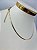 Colar Aço Inox Dourado antialergico medida 45cm - 1 unidade - espessura de 3mm - Imagem 2