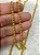 Corrente Grume 1,0mm aluminio ouro - anodizada **Amarrado com 20 metros** - Imagem 1