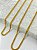 Corrente Grume 1,0mm aluminio ouro - anodizada **Amarrado com 20 metros** - Imagem 2