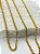 Corrente Grume 1,0mm aluminio ouro - banho anodizado - 1 METRO - Imagem 3