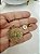 Conjunto Colar + Brinco Fe Ouro - 01 conjunto - Imagem 1