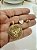 Conjunto Colar + Brinco Divino Ouro - 01 conjunto - Imagem 2