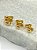 Trio Brinco Argola click banho ouro com verniz italiano - 3 pares - Imagem 2