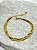 Pulseira Fita Trançada Aço Inox Dourado - antialergico - medida 17cm e extensora - 1 Unidade - Imagem 2
