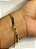 Pulseira Fita Trançada Aço Inox Dourado - antialergico - medida 17cm e extensora - 1 Unidade - Imagem 3
