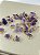 PEDRA NATURAL CASCALHO AMETISTA ROXO CASTROADO - CONTRAPINADA BANHO OURO - TAMANHO MÉDIO 7MM - 1 UNIDADE - Imagem 2