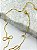 Colar Veneziana 60 cm *Banho 5 Milésimos Ouro* Semijoia * com Alongadora extensora de 7cm e Fecho de Latão Com Verniz Protetivo italiano - Bitola 0,80Mm - 1 Unidade - Imagem 1