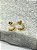 Brinco Argola Aço inox Dourado - 1 par - Imagem 1
