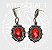 Brinco Raven - vermelho - Imagem 1