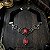 Choker em veludo royal witch - red - Imagem 1