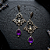 Brinco Lady Dracula - Roxo - Imagem 2