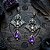Brinco Lady Dracula - Roxo - Imagem 4