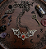 Pingente Moon bat - vermelho - Imagem 1