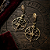 Brinco pentagrama Baphomet - Imagem 4