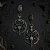 Brinco pentagrama Baphomet - Imagem 1