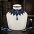 Gargantilha de renda Blue Fairy - Imagem 3