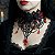 Gargantilha de renda Dracula's garden - Imagem 2