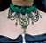 Gargantilha de renda Green Passion - Imagem 1