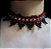 Gargantilha Spiked - Red - Imagem 1