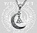 PINGENTE MEIA LUA COM TRIQUETRA - Imagem 2