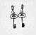 Brinco "Witch Key" - Imagem 1