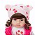 Boneca Bebê Reborn Corpo De Silicone Inteiro Pode Tomar Banho Menina Olhos Castanhos Girafinha Em Estoque Enviado Do Brasil - Imagem 7