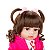 Boneca Bebê Reborn Corpo De Silicone Inteiro Pode Tomar Banho Menina Olhos Castanhos Girafinha Em Estoque Enviado Do Brasil - Imagem 6