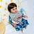 Boneco Bebê Reborn Corpo De 100% Silicone Inteiro Pode Tomar Banho Menina Olhos Castanhos Em Estoque Enviado Do Brasil - Imagem 1
