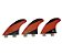 Quilhas Fibra Magic Fins Speed M Laranja - Imagem 2