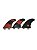 Quilhas Fibra Magic Fins Speed M Vermelha - Imagem 2