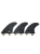 Quilhas Fibra Magic Fins Speed M Mandala Preto - Imagem 2