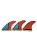 Quilhas Fibra Magic Fins Expans Futures Large Laranja Azul - Imagem 2