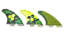 Quilhas Fibra 6pes Fcs2 Verde Large - Imagem 1